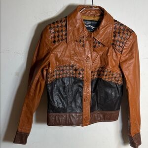 Vintage Leather Jacket Montgomery Wards